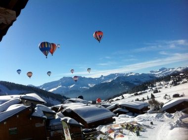 Des Montgolfière sur les Saisies