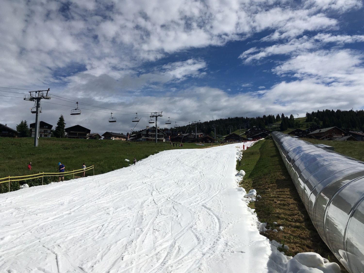 La neige sous la dune